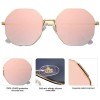 SOJOS Sunglasses for Women Polygon Sunglasses UV400 AURA SJ1128