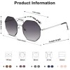 SOJOS Sunglasses for Women Polygon Sunglasses UV400 AURA SJ1128