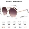 SOJOS Sunglasses for Women Polygon Sunglasses UV400 AURA SJ1128