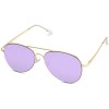 SOJOS Classic Aviator Sunglasses for Women Men Mirrored UV400 Lens Vintage Metal Frame SJ1030