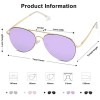 SOJOS Classic Aviator Sunglasses for Women Men Mirrored UV400 Lens Vintage Metal Frame SJ1030