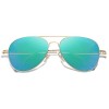 SOJOS Classic Aviator Sunglasses for Women Men Mirrored UV400 Lens Vintage Metal Frame SJ1030