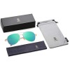 SOJOS Classic Aviator Sunglasses for Women Men Mirrored UV400 Lens Vintage Metal Frame SJ1030