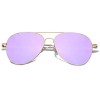 SOJOS Classic Aviator Sunglasses for Women Men Mirrored UV400 Lens Vintage Metal Frame SJ1030