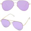 SOJOS Classic Aviator Sunglasses for Women Men Mirrored UV400 Lens Vintage Metal Frame SJ1030
