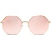 SOJOS Sunglasses for Women Polygon Sunglasses UV400 AURA SJ1128